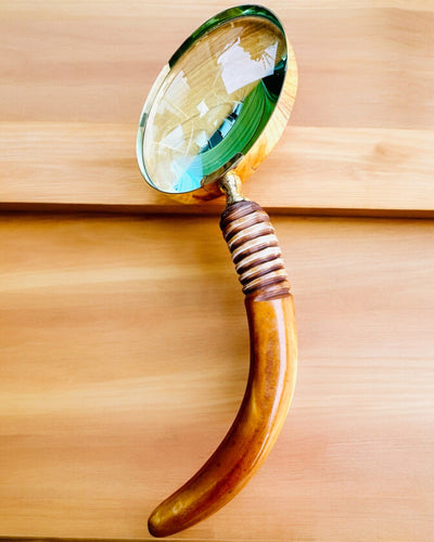 Lente d'ingrandimento retrò grande, possibilità di personalizzazione per regalo con incisione - varianti disponibili