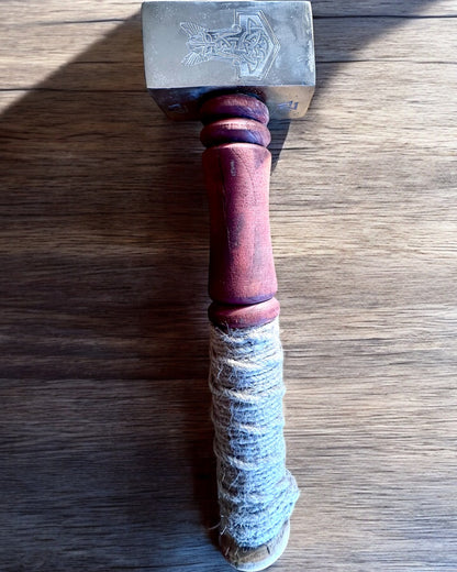 Mjölnir degli Skaldi – 33 cm, Martello Vichingo Forgiato a Mano con Opzione di Incisione