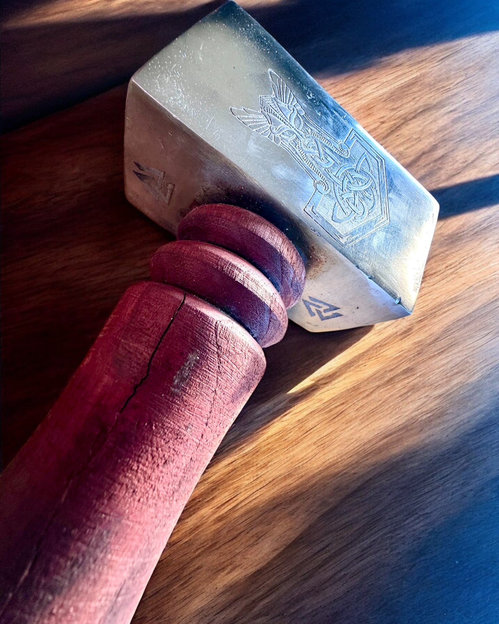 Mjölnir degli Skaldi – 33 cm, Martello Vichingo Forgiato a Mano con Opzione di Incisione