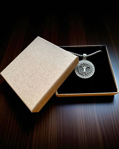 Amuleto Albero della Vita con Possibilità di Incisione - collana "Vitalità della Natura", personalizzazione