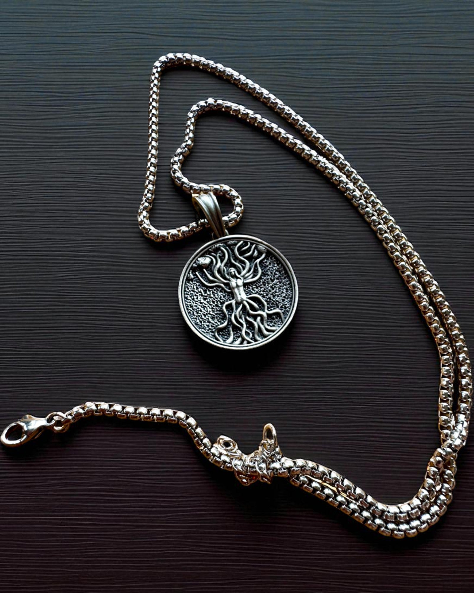 Amuleto Albero della Vita con Possibilità di Incisione - collana "Vitalità della Natura", personalizzazione