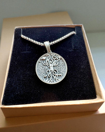 Amuleto Albero della Vita con Possibilità di Incisione - collana "Vitalità della Natura", personalizzazione