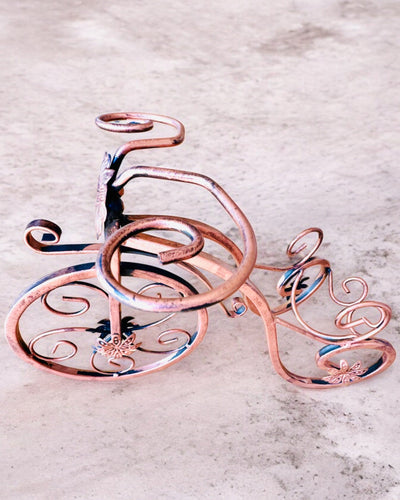 Portabottiglie da vino "WineCycle" - possibilità di personalizzazione con incisione per regalo