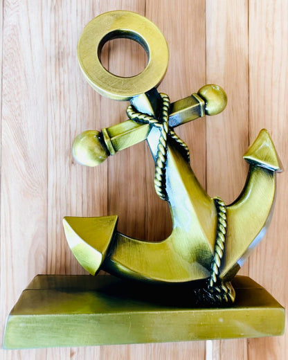 Ancora Decorativa in Alluminio - Elegante Decorazione con Possibilità di Incisione - 3 varianti di colore