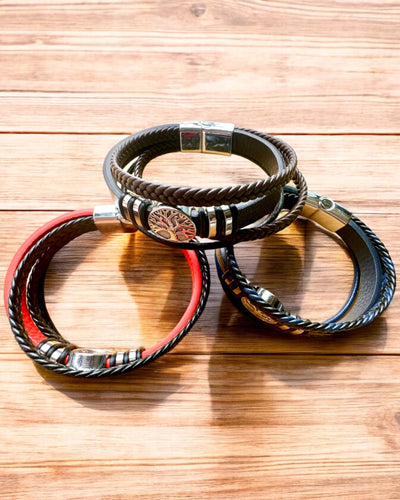 Braccialetto "Albero della Vita" con possibilità di personalizzazione per regalo, 3 varianti di colore