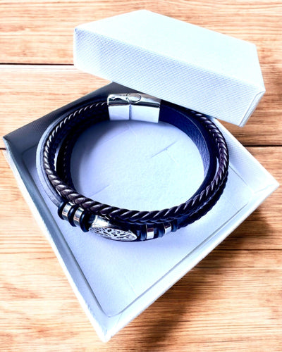 Braccialetto "Albero della Vita" con possibilità di personalizzazione per regalo, 3 varianti di colore