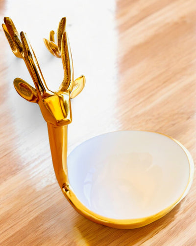 Elegante ciotola Bellezza Cornuta – Artigianato dall’India, personalizzazione con incisione