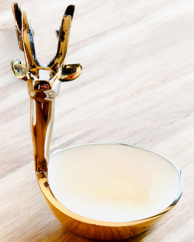 Elegante ciotola Bellezza Cornuta – Artigianato dall’India, personalizzazione con incisione