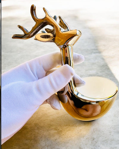 Elegante ciotola Bellezza Cornuta – Artigianato dall’India, personalizzazione con incisione