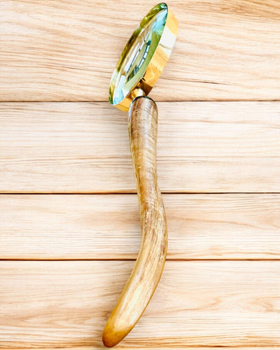 Lente d'ingrandimento retrò grande, possibilità di personalizzazione per regalo con incisione - varianti disponibili