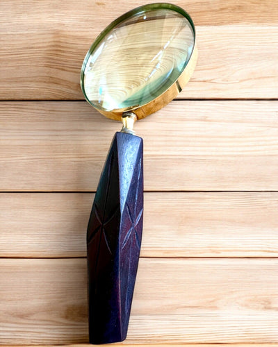 Lente d'ingrandimento retrò grande, possibilità di personalizzazione per regalo con incisione - varianti disponibili