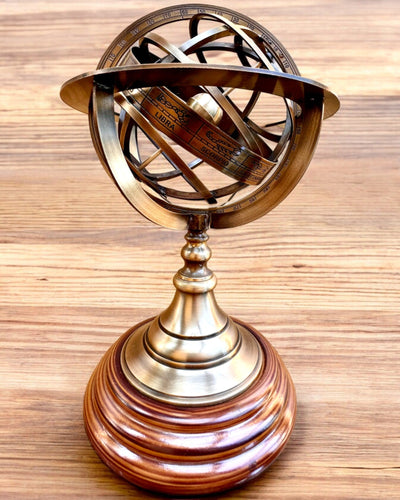 Astrolabium Artis 2 - 30 cm di altezza, Fatto a Mano con Opzione di Incisione, decorazione per ufficio, premium