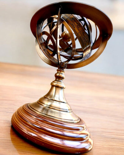 Astrolabium Artis 2 - 30 cm di altezza, Fatto a Mano con Opzione di Incisione, decorazione per ufficio, premium