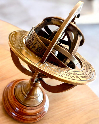 Astrolabium Artis 2 - 30 cm di altezza, Fatto a Mano con Opzione di Incisione, decorazione per ufficio, premium