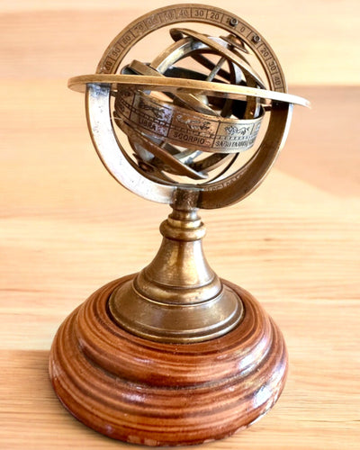 Astrolabium Artis 2 - 30 cm di altezza, Fatto a Mano con Opzione di Incisione, decorazione per ufficio, premium