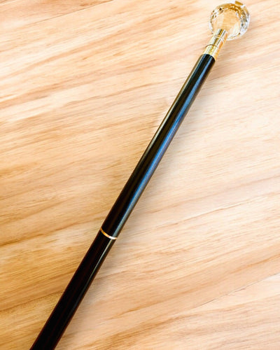 Bastone da passeggio "Biały Diament" - Legno fatto a mano, possibilità di incisione