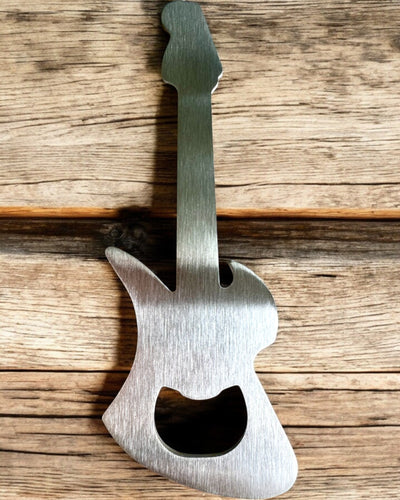 Apribottiglie Chitarra Rock'n'Open, 2 varianti, personalizzazione con incisione per regalo