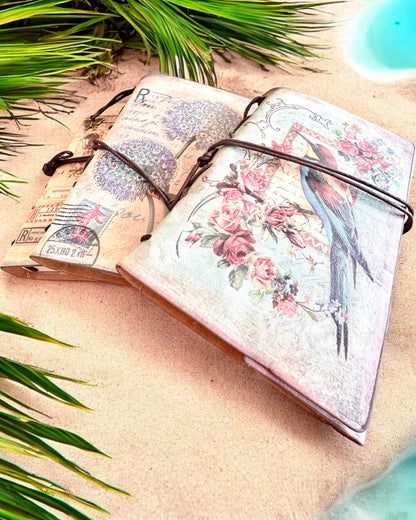 Taccuino Vintage Memoire con incisione personalizzata - 3 modelli tra cui scegliere, quaderno per regalo