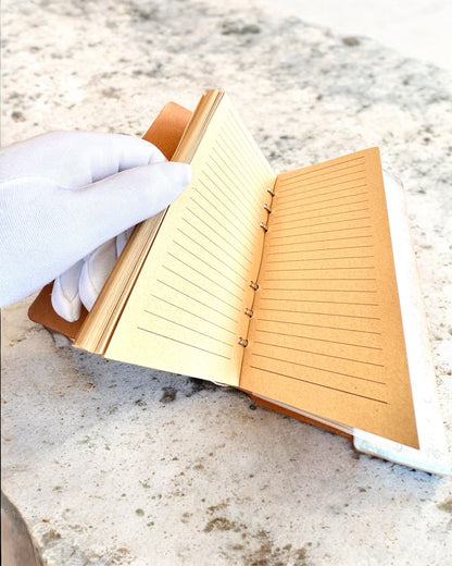 Taccuino Vintage Memoire con incisione personalizzata - 3 modelli tra cui scegliere, quaderno per regalo