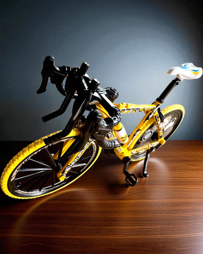 Modello in miniatura in metallo Bicicletta da collezione "Speed Rider 1.2" – personalizzazione con incisione per regalo, 2 varianti di colore