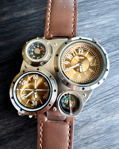 Orologio da Sopravvivenza "Explorer 4in1", possibilità di personalizzazione con incisione per regalo