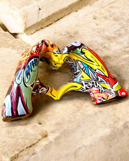 Figura decorativa Colorato Manico Decorativo ArtBrace - possibilità di personalizzazione con incisione, per regalo