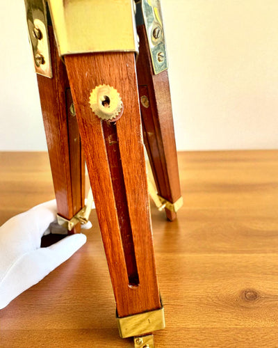 Cannocchiale Celestial su supporto in legno 41 cm, possibilità di personalizzazione con incisione come regalo