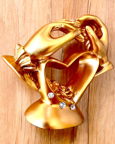 Figurina "Tocco d'Amore" 10 cm di altezza, con Opzione di Incisione per regalo