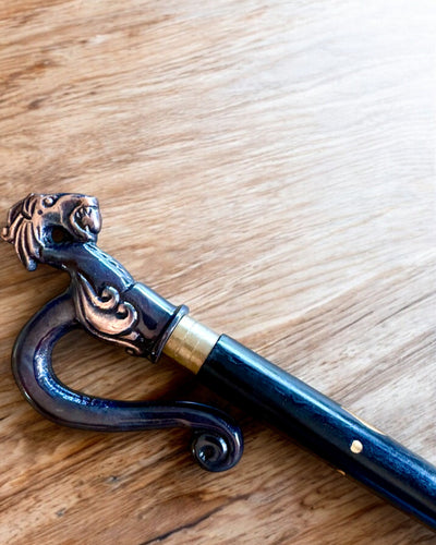 Bastone da passeggio Drago Guardiano – possibilità di personalizzazione con incisione per regalo