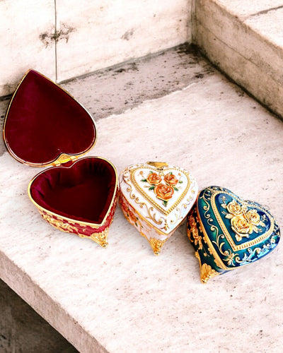 Scatola portagioie "Royal Elegance" - con opzione di incisione per regalo, 3 varianti tra cui scegliere