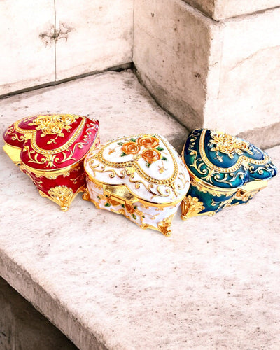 Scatola portagioie "Royal Elegance" - con opzione di incisione per regalo, 3 varianti tra cui scegliere