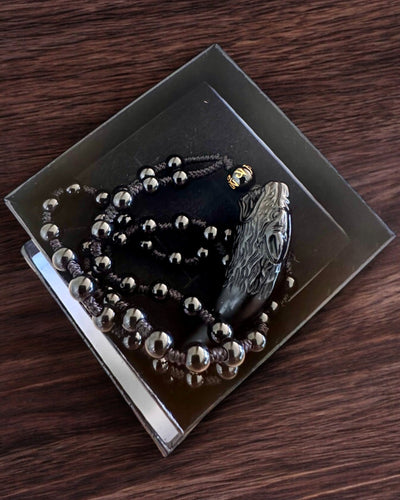 Dente di Lupo di Giada - Amuleto di Forza e Protezione, possibilità di personalizzazione con incisione per regalo