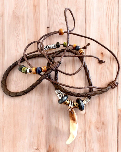 Wilczy Ząb - Collana del Potere - possibilità di personalizzazione con incisione per regalo