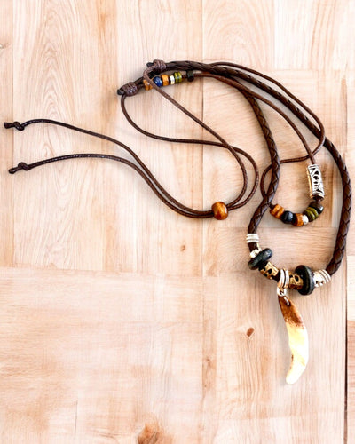 Wilczy Ząb - Collana del Potere - possibilità di personalizzazione con incisione per regalo