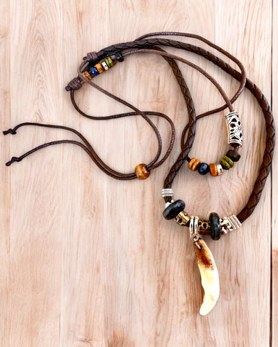 Wilczy Ząb - Collana del Potere - possibilità di personalizzazione con incisione per regalo