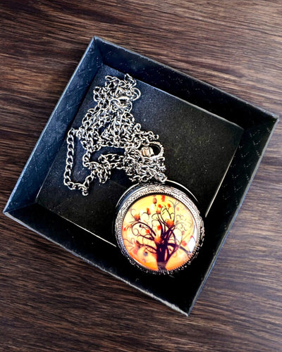 Orologio da Tasca "Albero della Vita" con Possibilità di Incisione per regalo