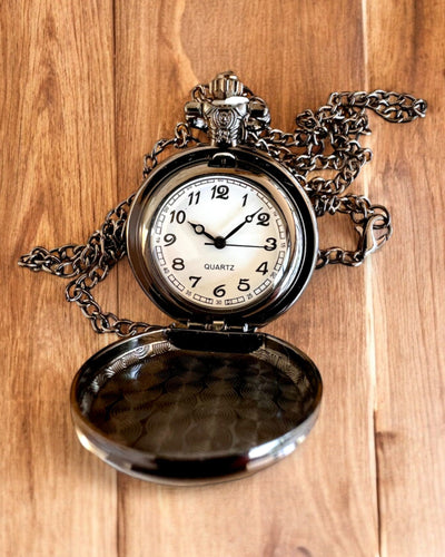 Orologio da tasca "Tygrysia Elegancja" in acciaio inossidabile con opzione di incisione per regalo