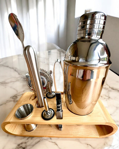 Set da bar "MixMaster Pro", possibilità di personalizzazione con incisione per regalo