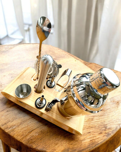 Set da bar "MixMaster Pro", possibilità di personalizzazione con incisione per regalo