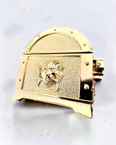 Scrigno del Tesoro Metallico Retrò con Incisione - Scatola Argentata 7x5x5 cm