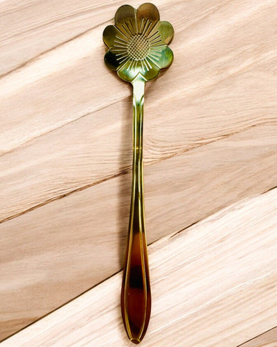 Set di Cucchiaini "Rapsodia Floreale" - personalizzazione con incisione per regalo, 2 varianti a scelta