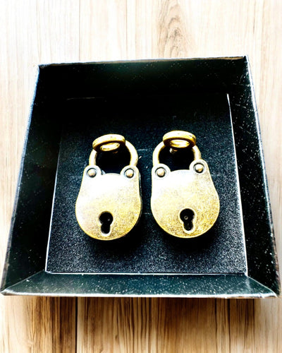 Miniature Lucchetti dell'Amore - Set di 2 Lucchetti Retrò Incisi, personalizzazione per regalo