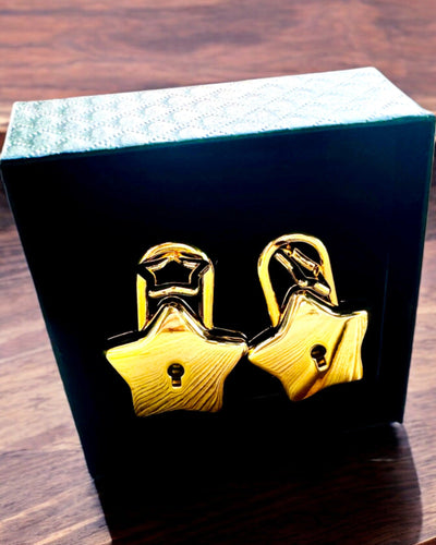 2 Mini Lucchetti Stellari con Incisione – Proteggi i Tuoi Sogni, personalizzati per regalo, 2 varianti di colore a scelta