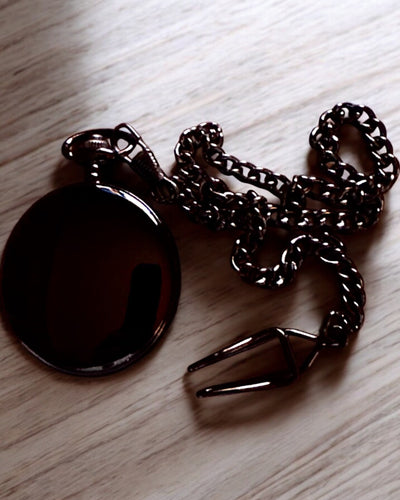 Bussola in stile orologio da tasca "Navigator" - Colore metallo scuro