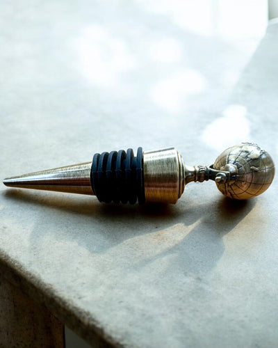 GloboStop - Tappo per Vino con Incisione, possibilità di personalizzazione con incisione per regalo