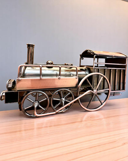 Locomotiva in ferro "Retro Express" – decorazione, modello, realizzata a mano con possibilità di incisione