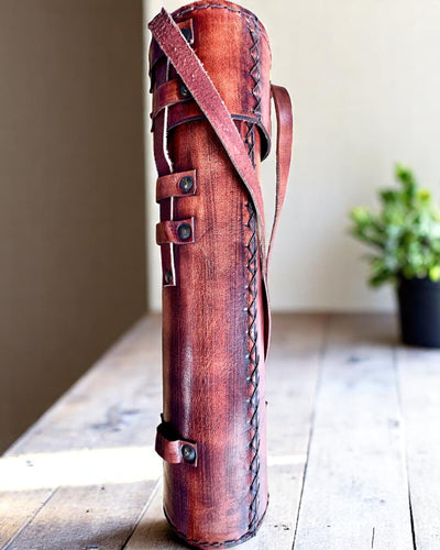 Cannocchiale Reale "Voyager 1818" – Esclusivo, in ottone, 83 cm, fatto a mano, con custodia in vera pelle – Edizione da collezione, personalizzabile con incisione per regalo