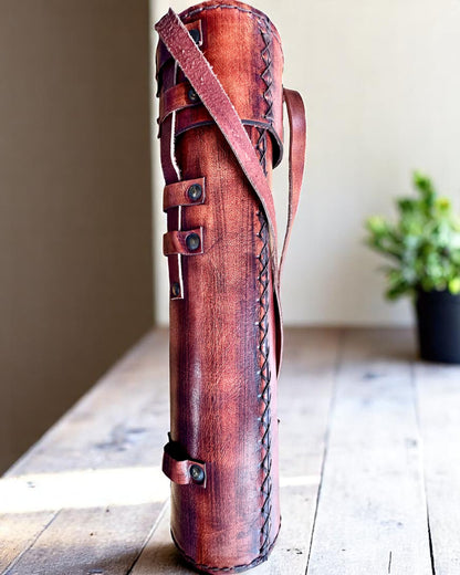 Cannocchiale Reale "Voyager 1818" – Esclusivo, in ottone, 83 cm, fatto a mano, con custodia in vera pelle – Edizione da collezione, personalizzabile con incisione per regalo
