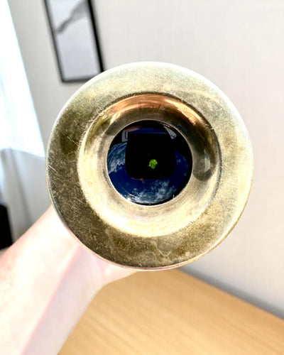 Cannocchiale Reale "Voyager 1818" – Esclusivo, in ottone, 83 cm, fatto a mano, con custodia in vera pelle – Edizione da collezione, personalizzabile con incisione per regalo