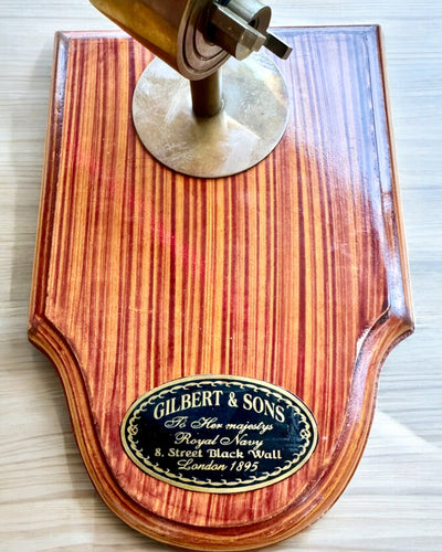 Lente d'ingrandimento artigianale "Royal Magnifier" con base e supporto regolabile - possibilità di personalizzazione con incisione per regalo